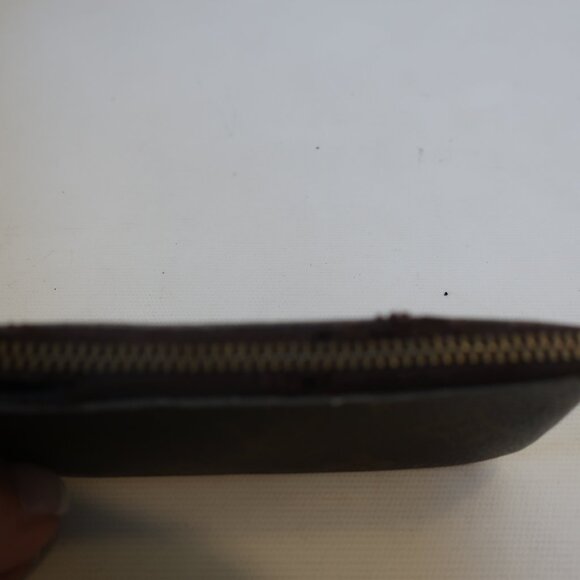 Womens Louis Vuitton Brown Monogram Leather Key Pouch W/Ring - Picture 8 of 8